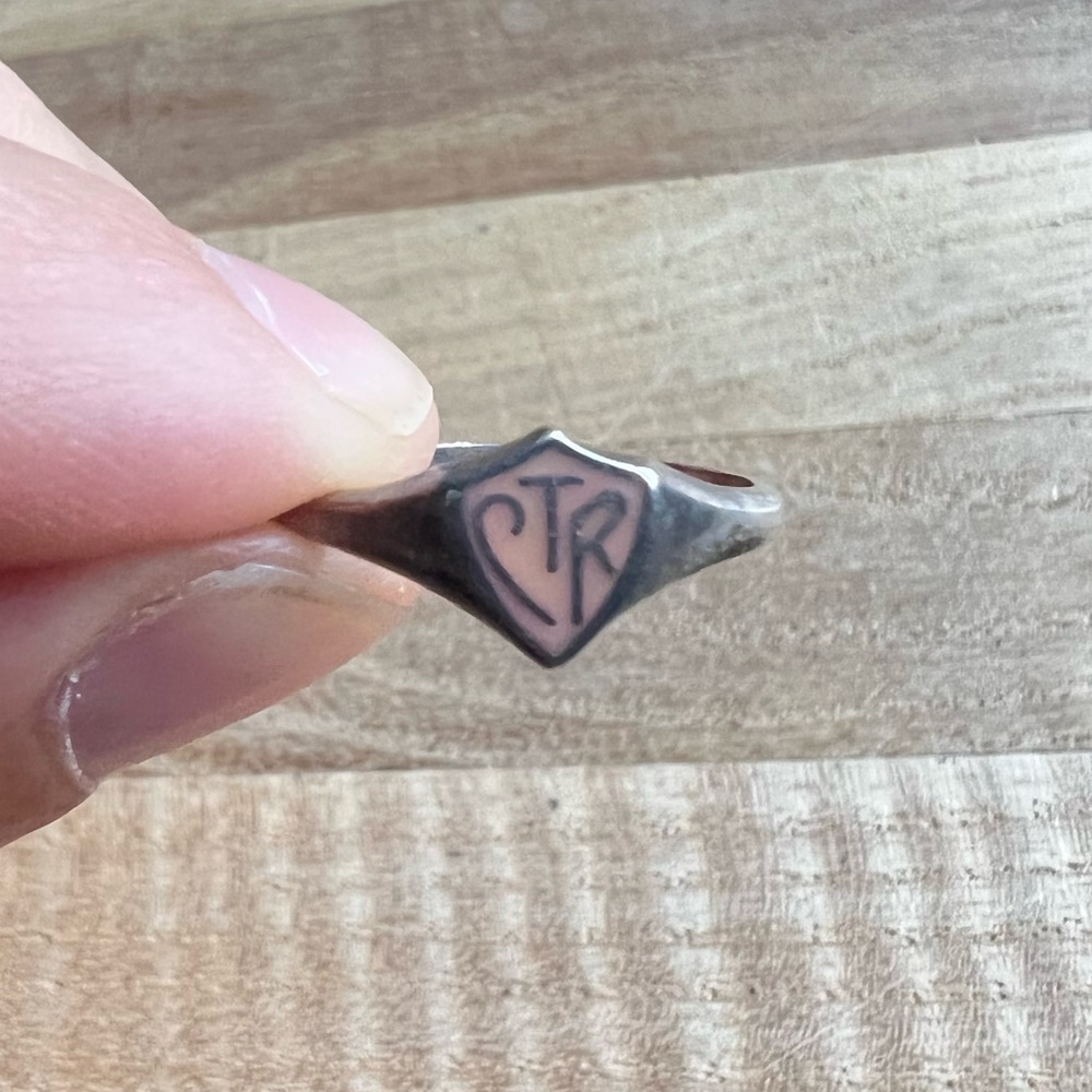 Ring Masters 925 Sterling silver Latter Day Saints CTR ring size 5